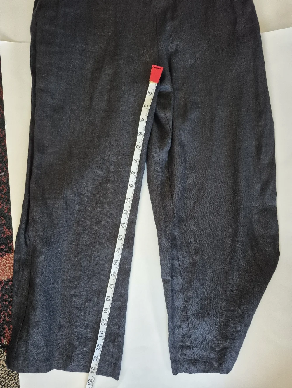 Reformation Jumpsuit Black Linen Wide Leg Size 4